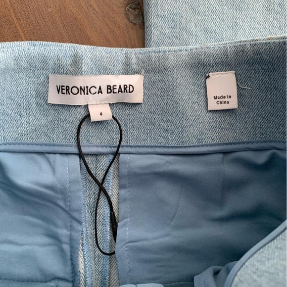 NEW Veronica Beard Hawthorn pant blue mirage - Picture 8 of 9